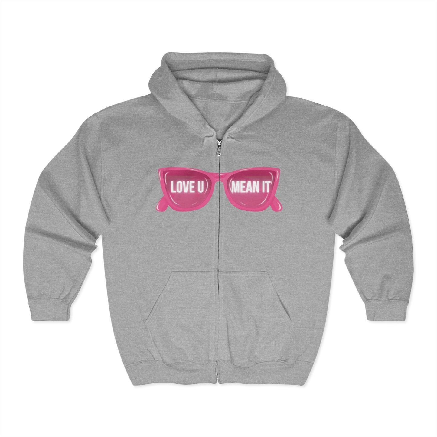 LYMI Pink Shades Zip Up Hoodie
