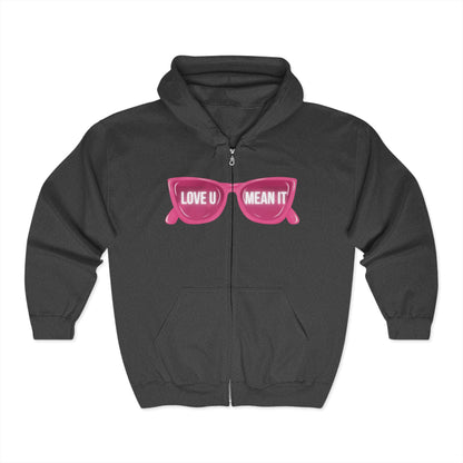 LYMI Pink Shades Zip Up Hoodie