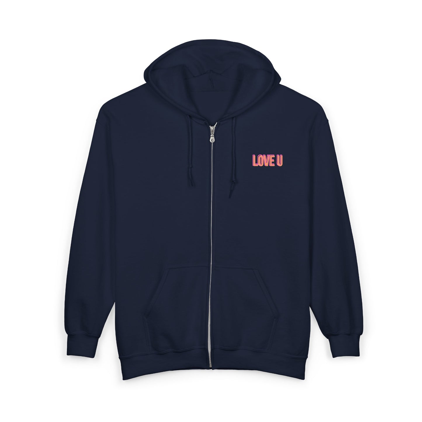 Throwback Love You Mean It  Zip-Up Hoodie