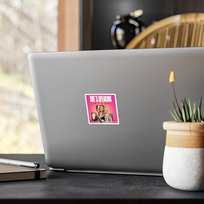She's Speaking Sticker