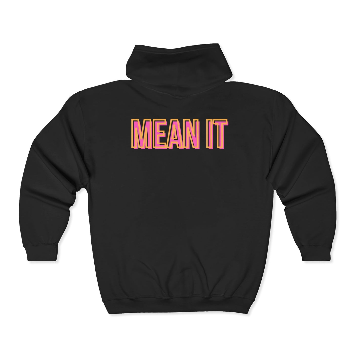 Throwback Love You Mean It  Zip-Up Hoodie