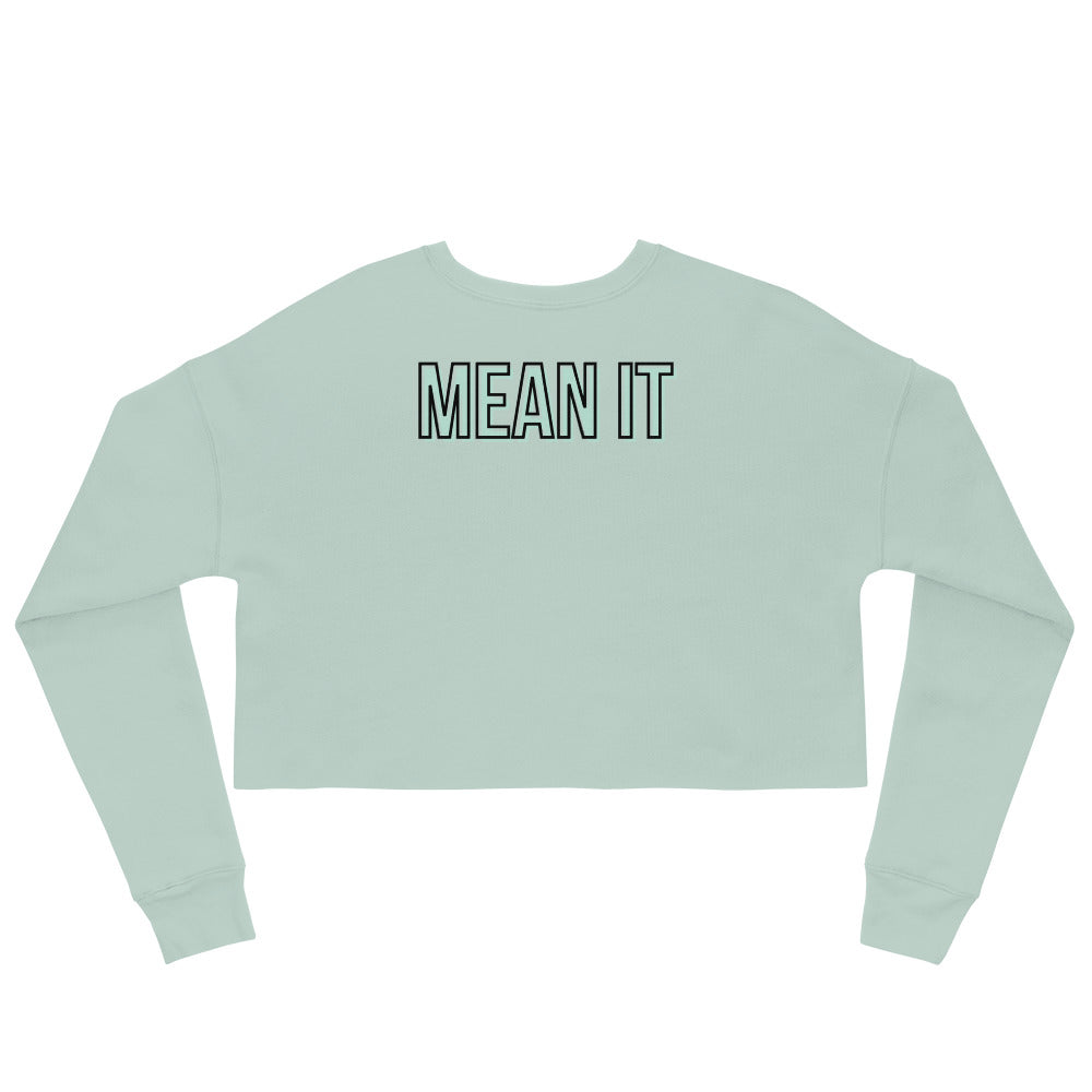 Love You, Mean It Cropped Sweater