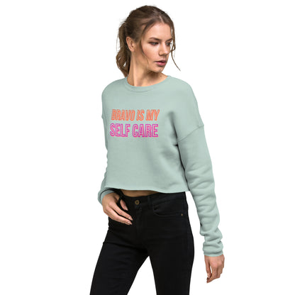 Bravo is my Self Care Cropped Sweater